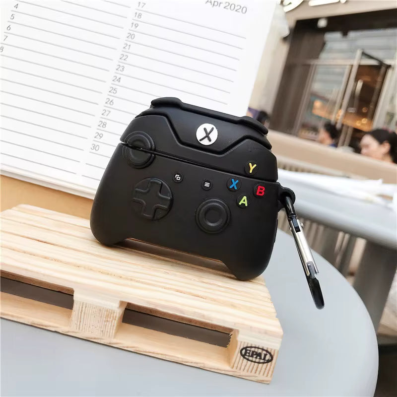 Black Game Controller Airpod case