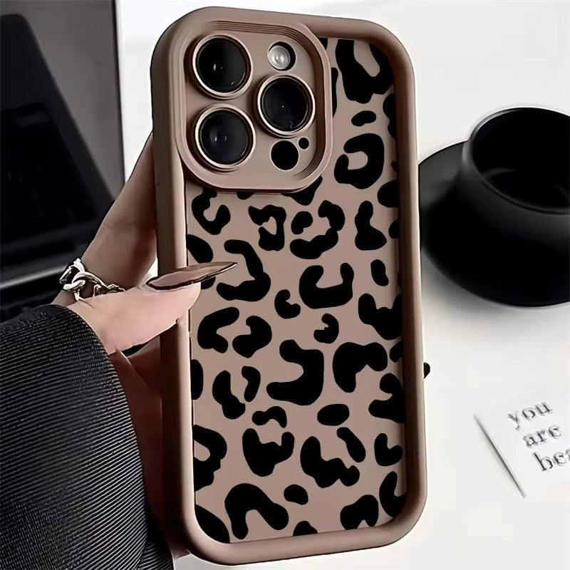 Taupe Leopard Thick Phone case