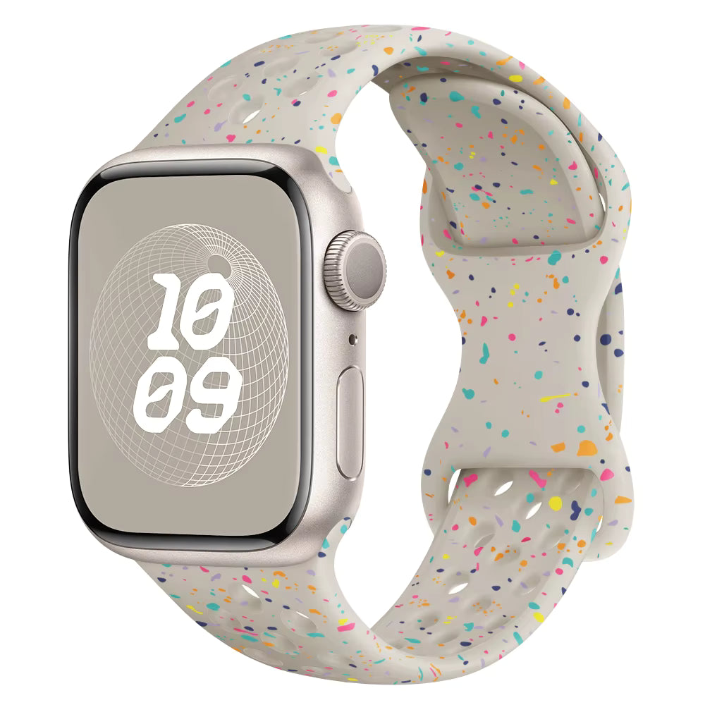 Light Grey Spackle Watch Band