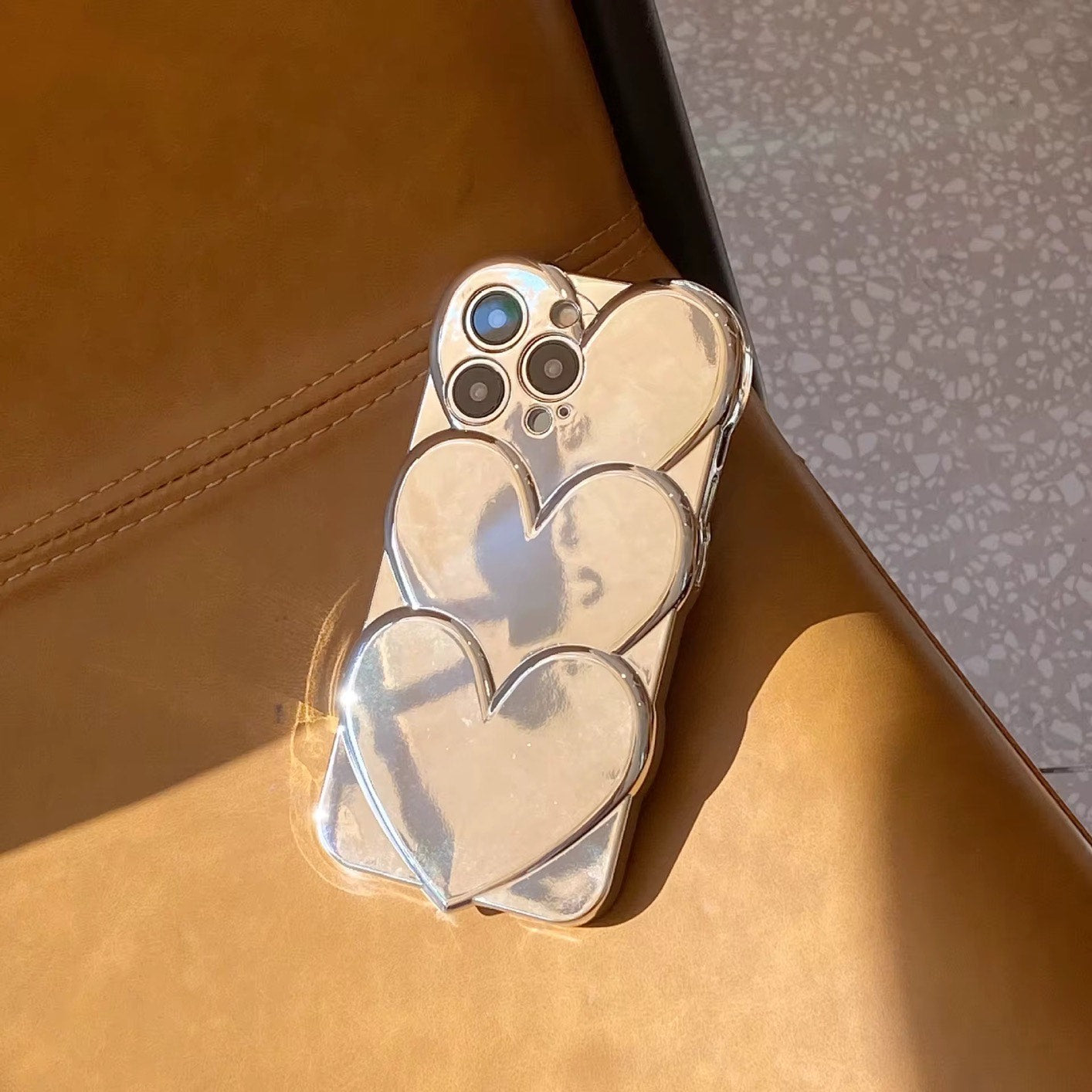 Triple Laser Heart Case