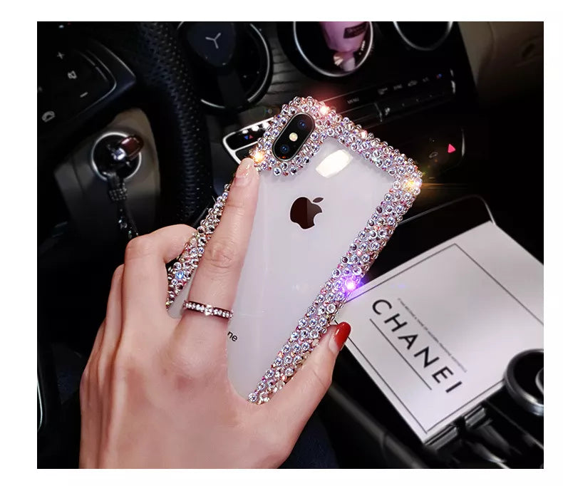 Bling edge crystal case