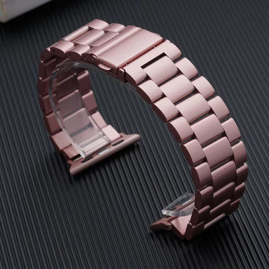 Stainless Steel Pink Link Watch Band