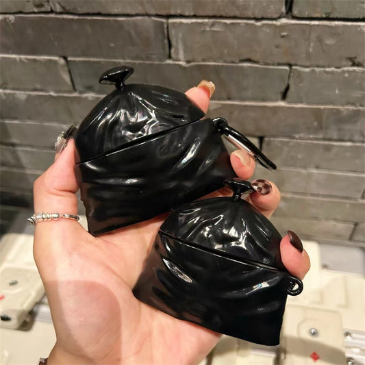 Plastic Trash Bag Airpod case