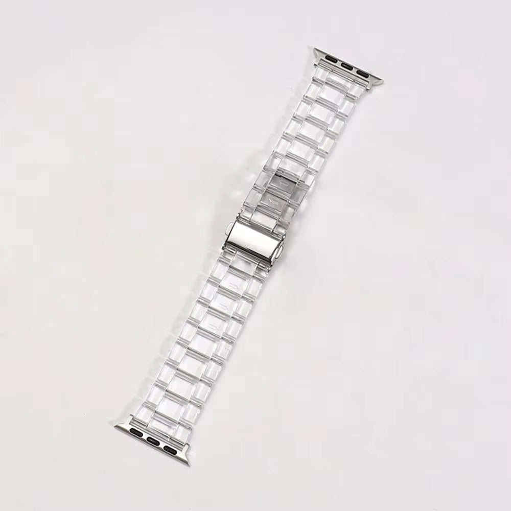 Clear Resin Link Watch Band