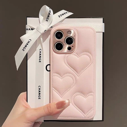 Pink Puffer Heart Phone case