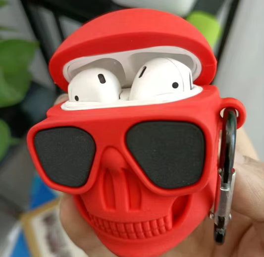 Red Skull Airpod case