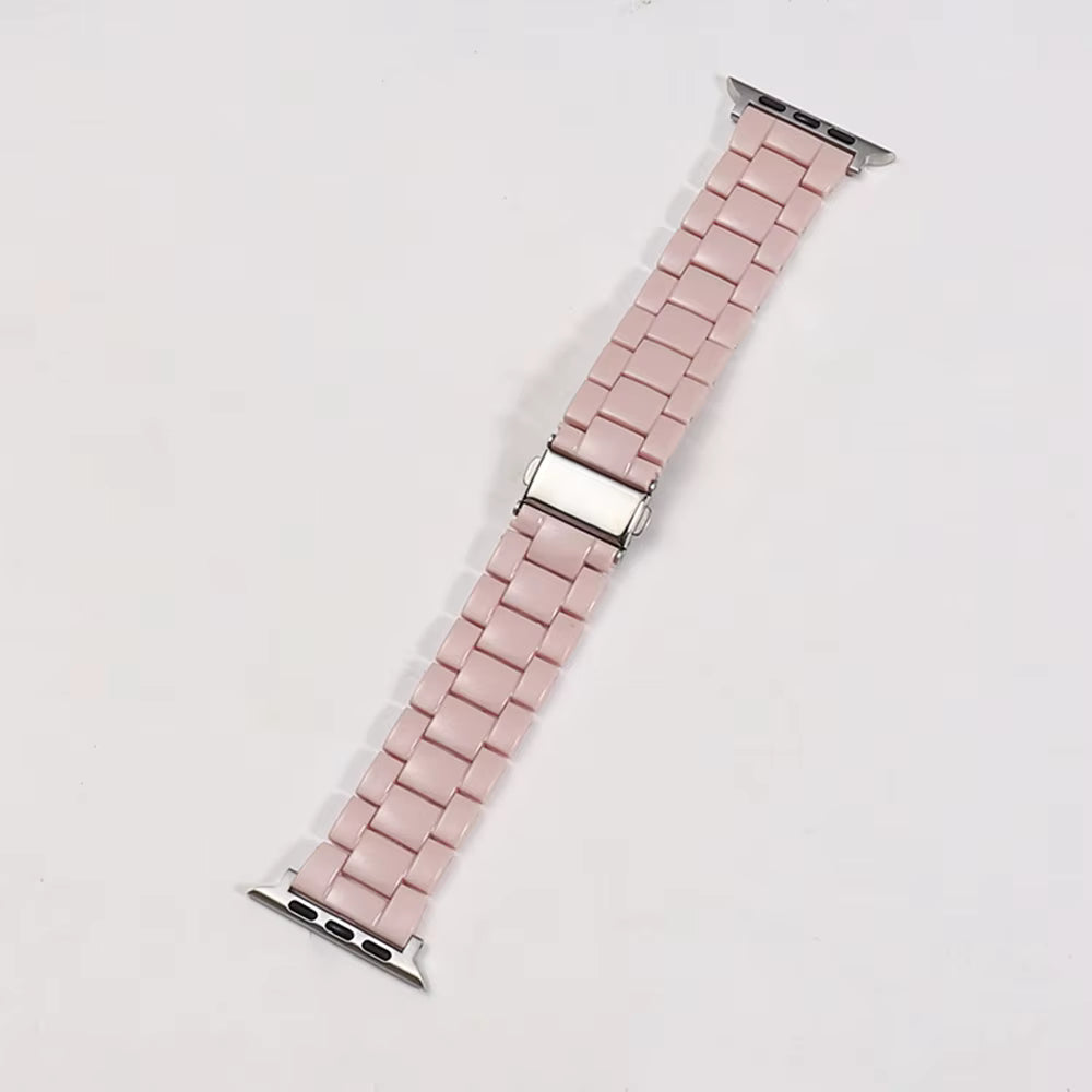 Pink Resin Link Watch Band