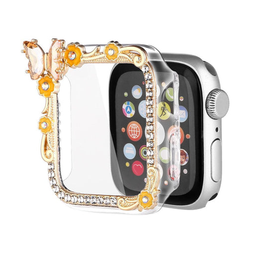 Gold Bling Butterfly Watch Face Cover