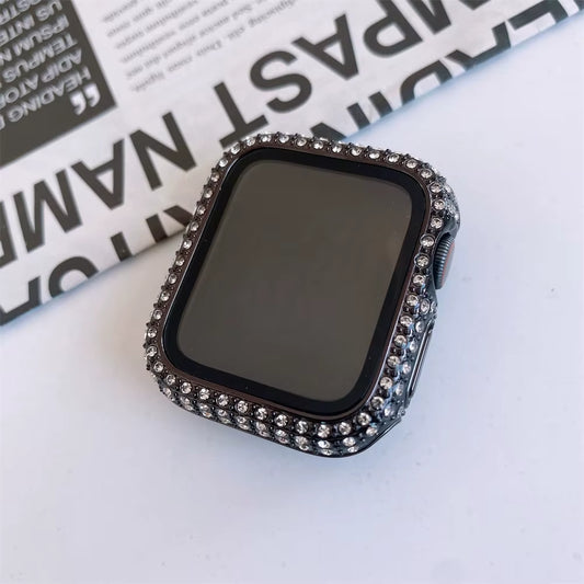 Black Bling Watch Face Cover