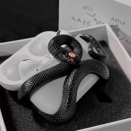 Black Snake Airpod case