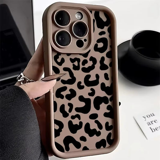 Taupe Leopard Thick Phone case