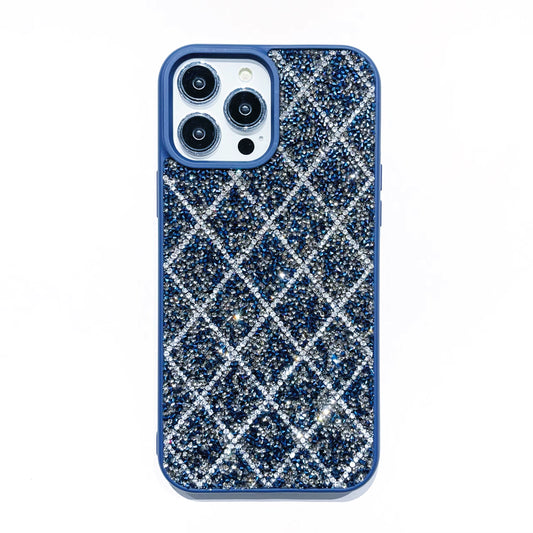 Navy Crystal Lattice Case