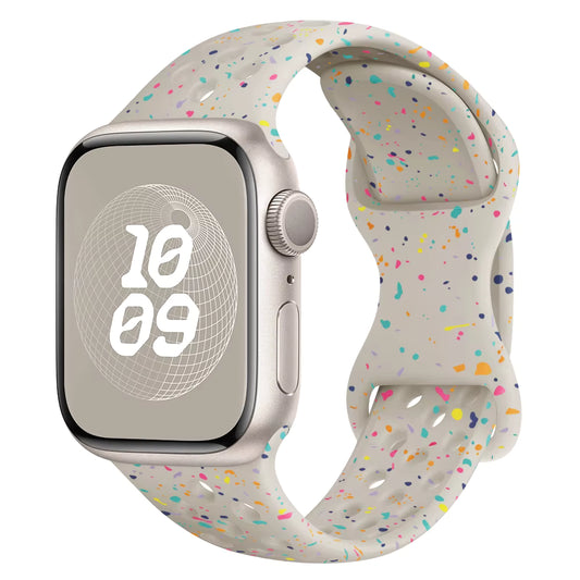 Light Grey Spackle Watch Band