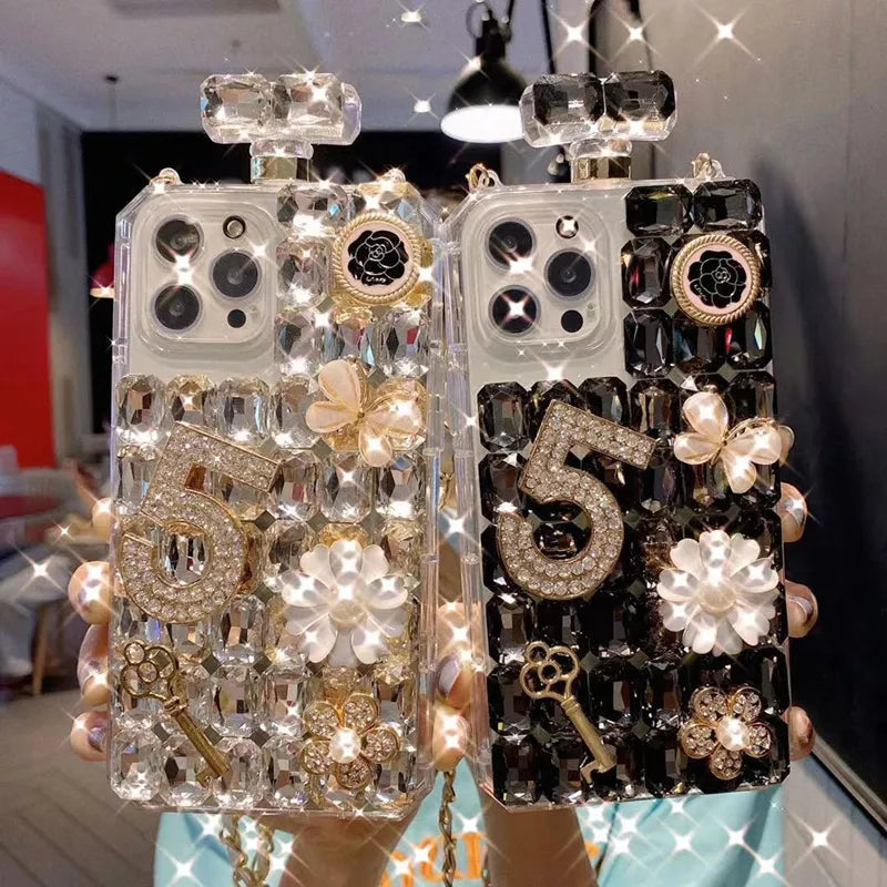 Crystal Bling Perfume Bottle case