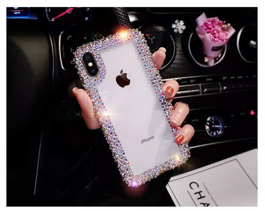 Bling edge crystal case