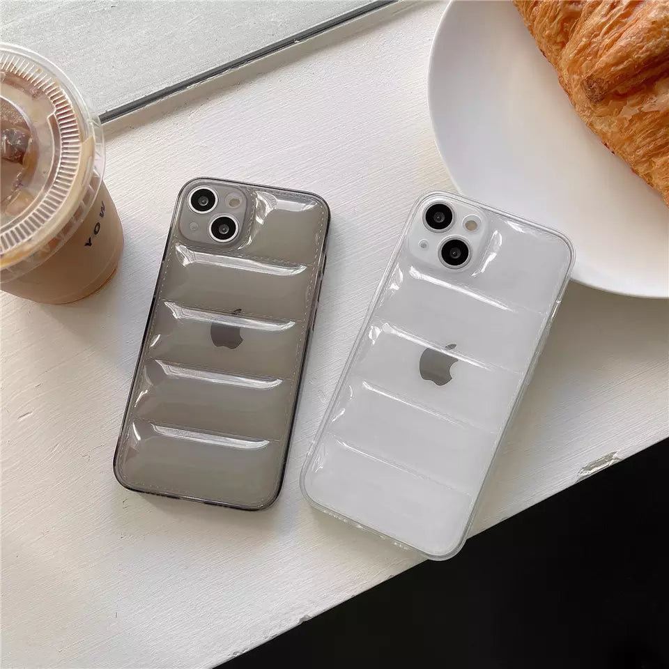 Clear Puffer Phone case